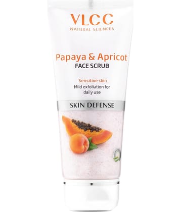 Vlcc Papaya & Apricot Face Scrub , 80G , Removes Blackheads & Whiteheads