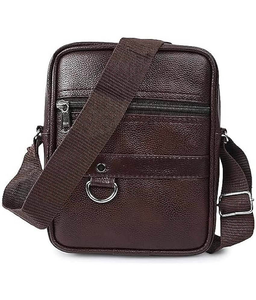 Nice Purse Brown Solid Messenger Bag