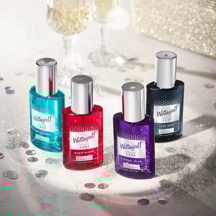 WOTTAGIRL! LUXE Long Lasting Fragrance Combo Pack 4,(For Women 90 ml x 4) WOTTAGIRL! LUXE Long Lasting Fragrance Combo Pack 4,(For Women 90 ml x 4)