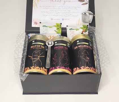 Freshville Belly Fit Ova Care and She Wellness Tea Box 3x100gm