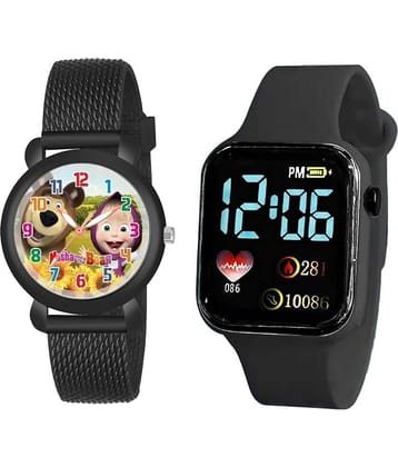 Cosmic Multicolor Dial Analog Boys Watch ( Pack Of 2 )