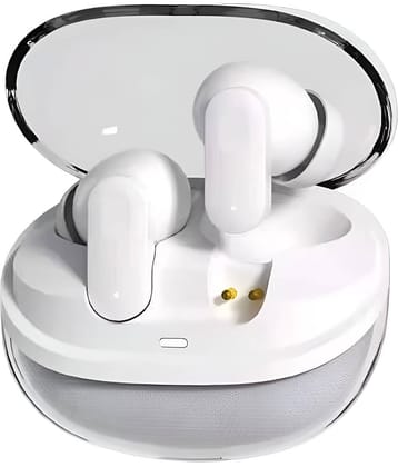 VERONIC S50 Space Capsule Design TWS Wireless Earphones, 30 Hrs Playtime with Fast Charging, Bluetooth v5.4, 35Ms Low Latency Earbud Gaming Mode, IPX5 Sweat Resistance, 13mm Driver, Built-in Mic.