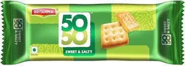 Britannia 50- Sweet & Salty Biscuits 62.8 GRAM