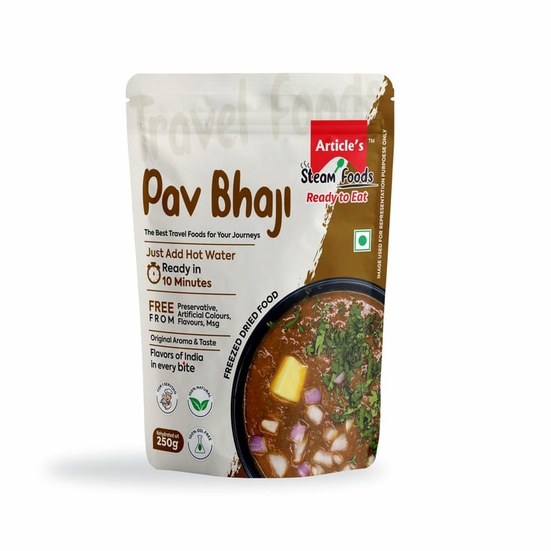 Article’s Pav Bhaji – Mumbai Style Flavourful Vegetable Delight Ready to Eat