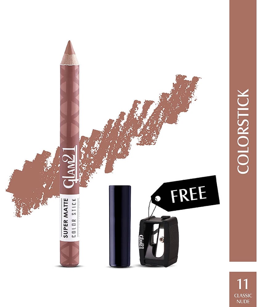 Glam21 Super Matte Colorstick Lip Crayon Smooth Matte Finish Long Lasting 3.5g Capri17