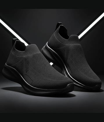 PENNEN Black Men's Sports Running Shoes