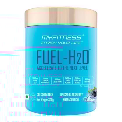Myfitness Fuel H2O | Pre Workout Powder For Workout | Most Powerful Non Caffeine Pre Workout | BCAA | Creatine Monohydrate | L-Glutamine | Beta Alanine | Citrulline Malate | Taurine | Betaine | Loaded With Electrolytes | 30 Servings | Preworkout Powder Myfitness Fuel H2O | Pre Workout Powder For Workout | Most Powerful Non Caffeine Pre Workout | BCAA | Creatine Monohydrate | L-Glutamine | Beta Alanine | Citrulline Malate | Taurine | Betaine | Loaded With Electrolytes | 30 Servings | Preworkout Powder