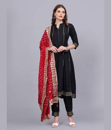 HIGHLIGHT FASHION EXPORT Rayon Embellished Kurti With Pants Women's Stitched Salwar Suit - White ( Pack of 1 )