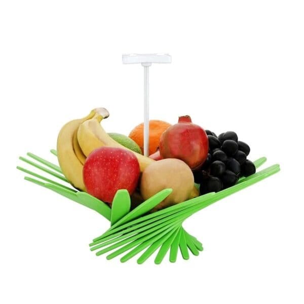 MULTI-PURPOSE TWISTED FOLDABLE FRUIT VEGETABLE NET BOWL