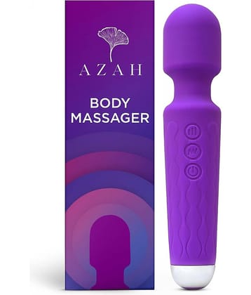 Azah Body Massager with 20+ Vibration Modes | Rechargeable, Handheld, Cordless  | Waterproof & Easy to Clean | For Women and Men | Flexible Head for Targeted Compression