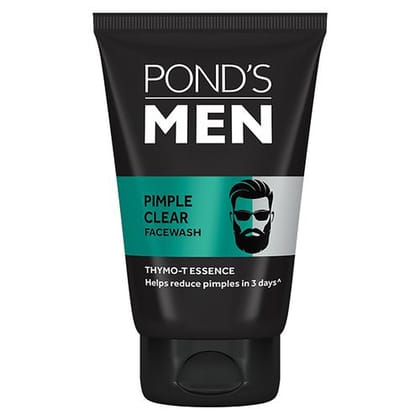 POND'S MEN PIMPLE CLEAR FACEWASH WITH THYMO-T ESSENCE, 100 g