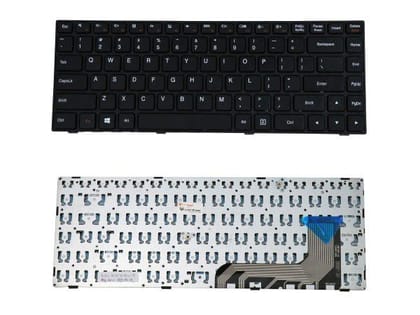 Lenovo Laptop Keyboard Replacement for Ideapad 100-14 (Side Cable)