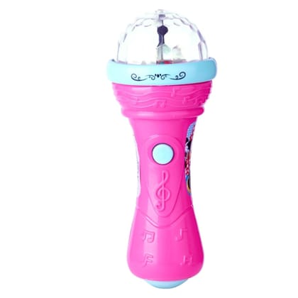 Musical Microphone With 3D Light Projection-Pink / Buy 1 Get at @999