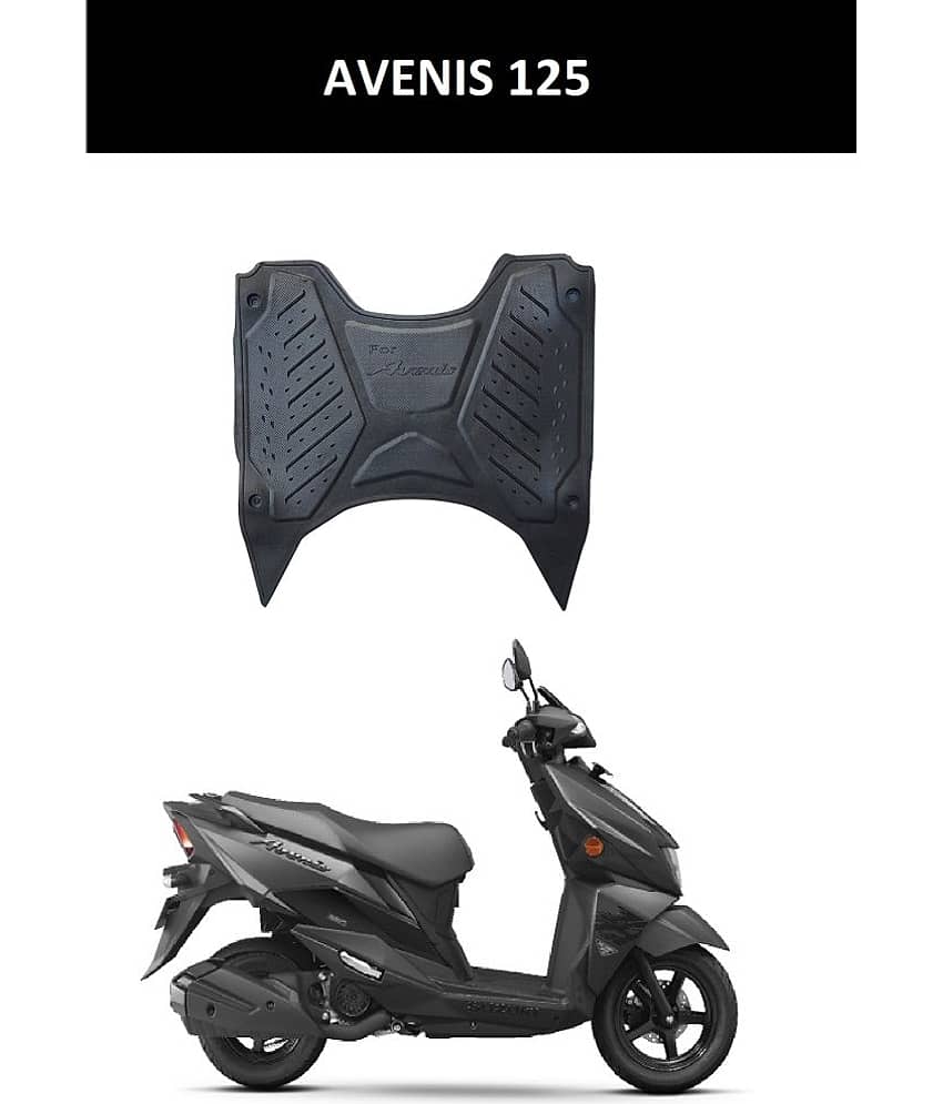 Autoxygen Anti skid Scooter/Scooty Foot Mat Rubber Floor Mat Accessories for Suzuki Avenis 125