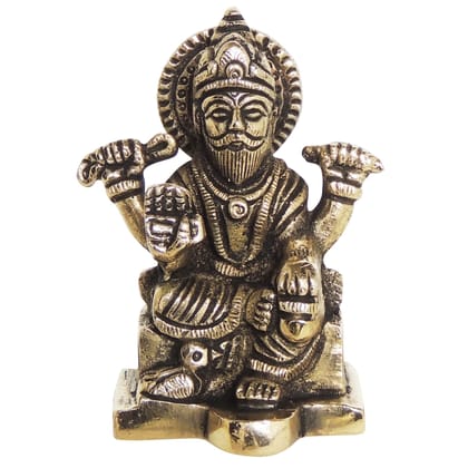 Brass Showpiece Vishwakarma Ji God Idol Statue, Height : 3 Inch (BSMAS957 D)