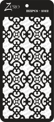 Brand Zero Pratibimb Craft Stencil - Code: BZPCS-1012