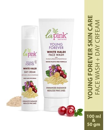 La Pink Young Forever 2 Times Use Facial Kit For All Skin Type Fruit 100ml, 50g ( Pack of 2 )