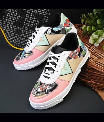 John Karsun D2-V2 Pink Men's Sneakers