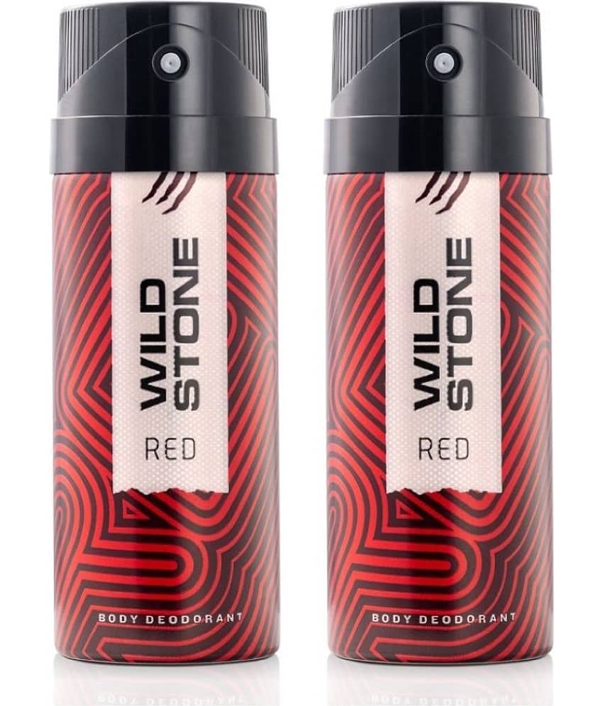 Wild StoneRed Deodorant Spray for Men 150 ml ( Pack of 2 )
