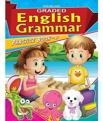 Graded English Grammar Practice Book - 8 - School Textbooks Book