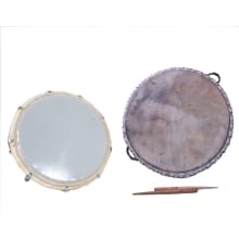 Handcraft 18 Nagada Traditional Hand Drum Nagari Musical Percussion Instrument