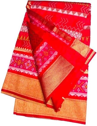 Pochampally Double Ikat Weave Handloom Cotton Saree