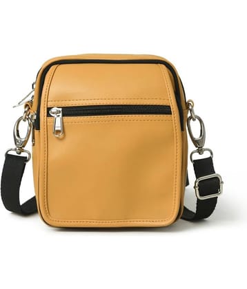 MATRICE - Yellow Solid Messenger Bag