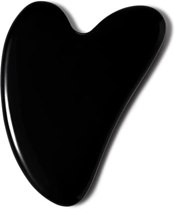 Sahaj Hast Black Gua Sha Facial Tool Premium Jade Stone for Skincare & Relaxation Sahaj Hast Black Gua Sha Facial Tool Premium Jade Stone for Skincare & Relaxation