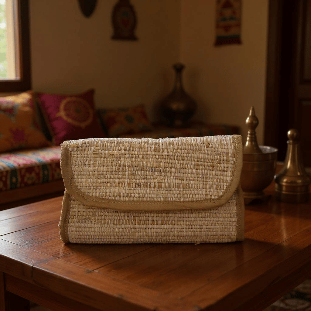 Handmade Bhimal Hand Purse