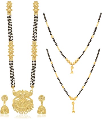 Sukkhi - Gold Mangalsutra Set ( Pack of 5 )