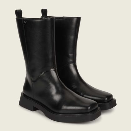 High Ankle Boots-Black / 3