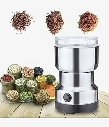Mini Electric 150 Watt Dry Mixer Grinder for Coffee and Spices Stainless Steel 1 Coffee Grinder