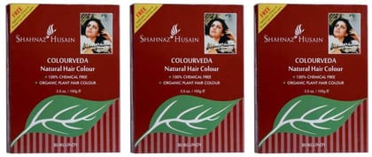 Shahnaz Husain's Vedic Solutions Colourveda Natural Hair Color, 100g (pack of 3) (Burgandy) Shahnaz Husain's Vedic Solutions Colourveda Natural Hair Color, 100g (pack of 3) (Burgandy) - assorted / 100 g (Pack of 1)
