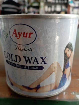 Ayur herbals cold wax lemon rose sugar