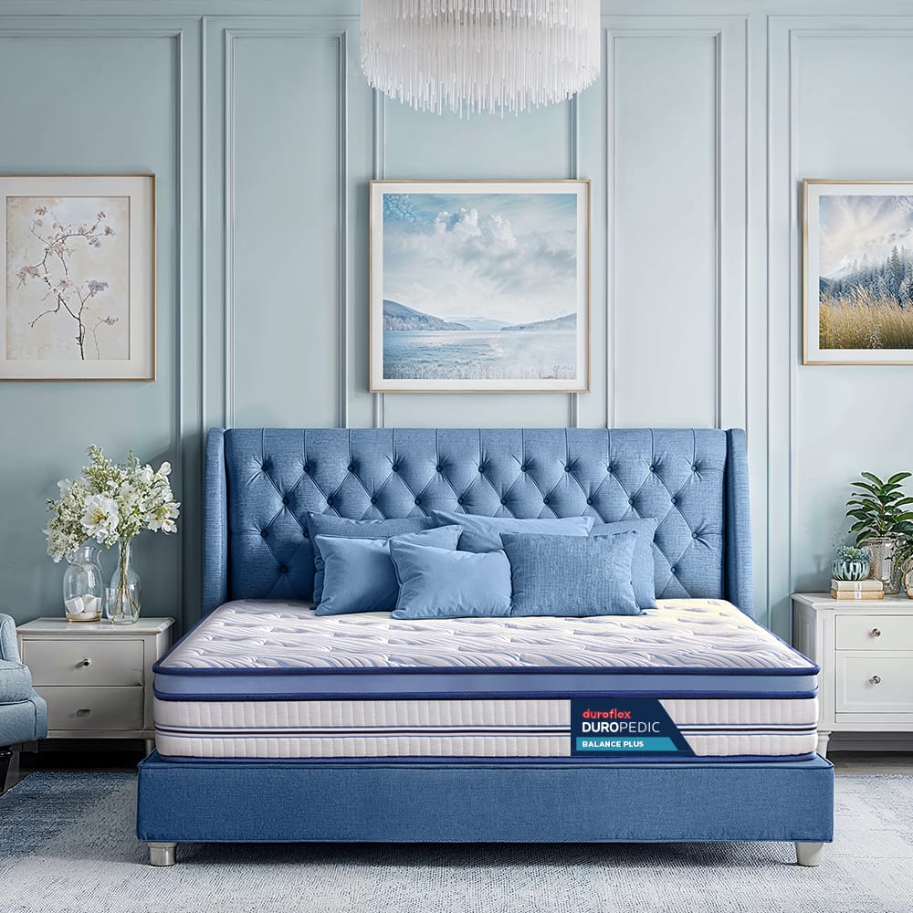 Balance Plus Orthopedic Memory Foam Mattress With Euro Top-Single / 72 X 36(1.83 m x 91 cm) / 8 (20.3 cm)