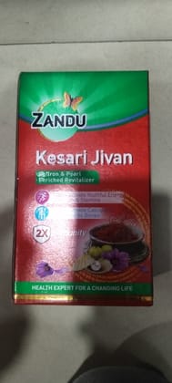 Zandu Kesari jivan Saffron & pearl Enriched revitalizer 2x immunity 