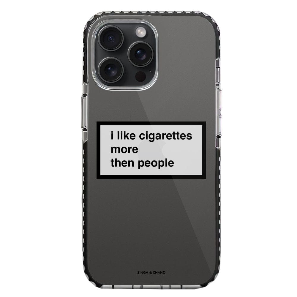 Cigarettes over people iPhone 15 Pro Stride Phone Case-Stride