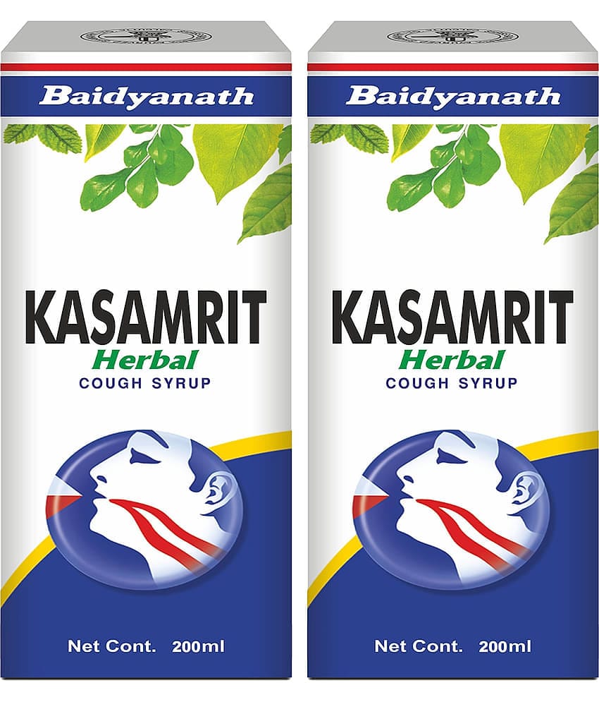 Baidyanath Kasamrit Cough Syrup 200Ml Each (Pack of 2)