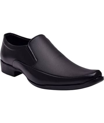 Sir Corbett Office Non-Leather Black Formal Shoes