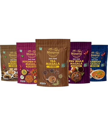 MANPRAS COMBO OF 5 Masala 50 gm