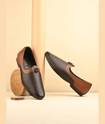 Footloose Brown Men's Jutti