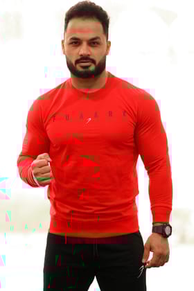 Fall Sweatshirt Red-S