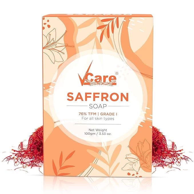 VCare Saffron Soap
