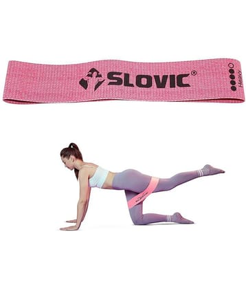 SLOVIC Fabric Resistance Band (Heavy) | Resistance Mini Loop Bands for Workout for Men, Women with Exercise Bands Workout Guide