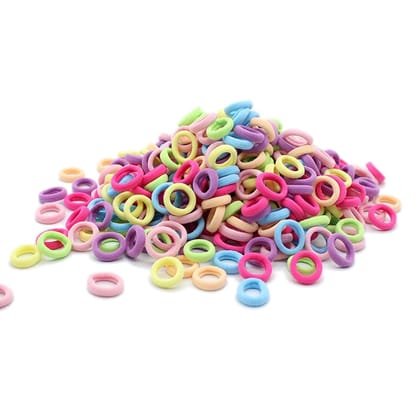 100pcs Non-Slip Small Ponytail Holder Tiny Hairband