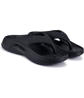 Heliz Amiro Black Men's Thong Flip Flop