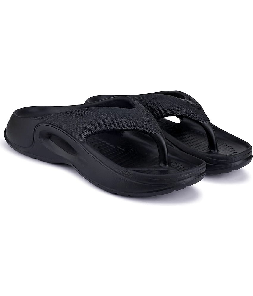 Heliz Amiro Black Men's Thong Flip Flop