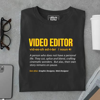 Video Editor Limited Edition T-Shirt-Black / XL