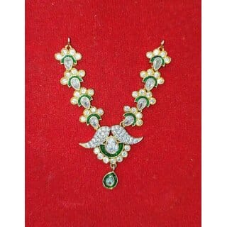 Blue AD Necklace for Deity Idols - Suitable for Laddu Gopal Size 5 and 6 Blue AD Necklace for Deity Idols - Suitable for Laddu Gopal Size 5 and 6