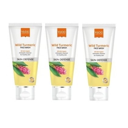 Vlcc Natural Sciences Wild Turmeric Face Wash - 80Ml (Pack Of 3) Vlcc Natural Sciences Wild Turmeric Face Wash - 80Ml (Pack Of 3)